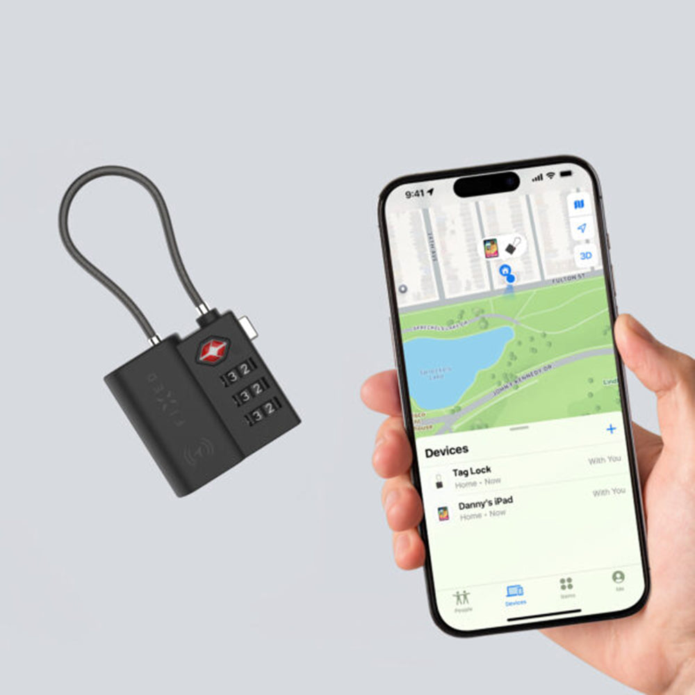 Fixed SmartTag Travel for iOS-serien, Svart