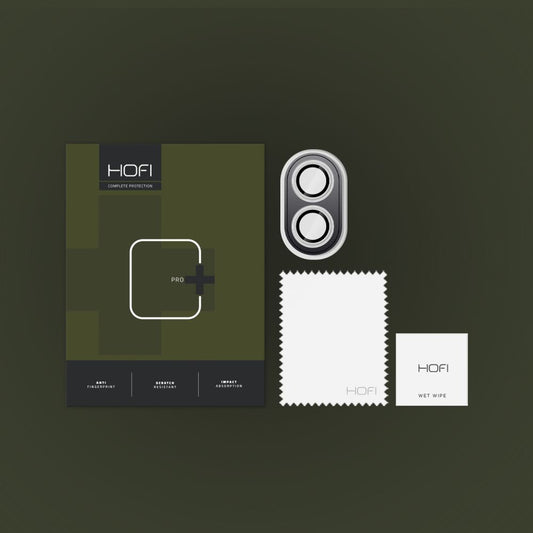 HOFI CamRing PRO+ beskyttelsesfilm for bakre kamera til Apple iPhone 16 Plus / 16, glassbeskyttet, gjennomsiktig