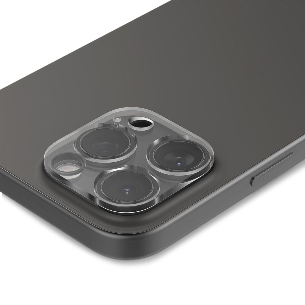 Beskyttelsesfilm for bakre kamera Spigen GlastR Optik for Apple iPhone 16 Pro Max, Herdet glass, Sett med 2 stykker, Gjennomsiktig AGL05761