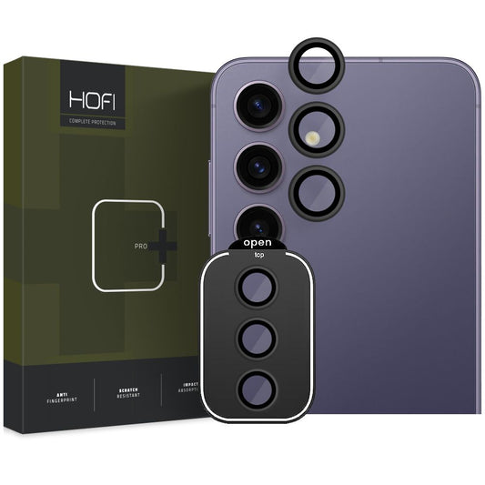 HOFI CamRing PRO+ beskyttelsesfilm for bakre kamera til Samsung Galaxy S24+ S926, glassbeskyttet, svart