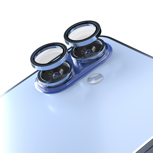 Etteri bakkamera beskyttelsesfilm for Apple iPhone 17, herdet glass, blå