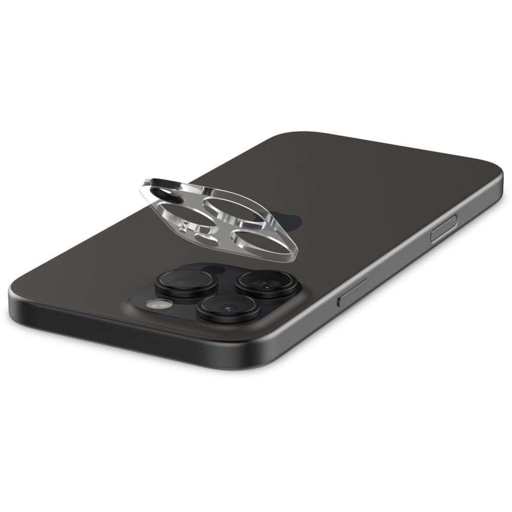 Beskyttelsesfilm for bakre kamera Spigen GlastR Optik for Apple iPhone 16 Pro Max, Herdet glass, Sett med 2 stykker, Gjennomsiktig AGL05761