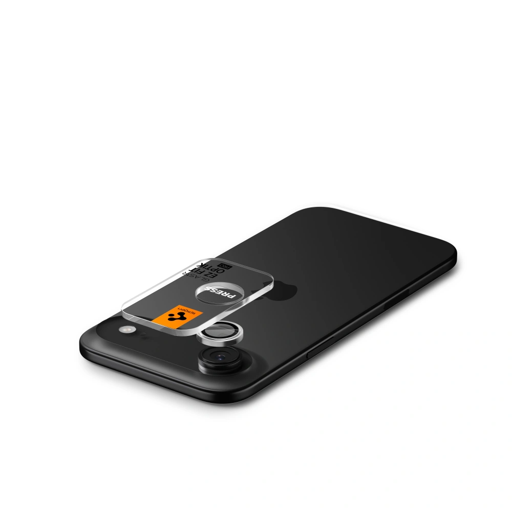 Bakre kamera beskyttelsesfilm Spigen GlastR EZ FIT Optik Pro for Apple iPhone 17 Air, Herdet glass, Sølv AGL10132