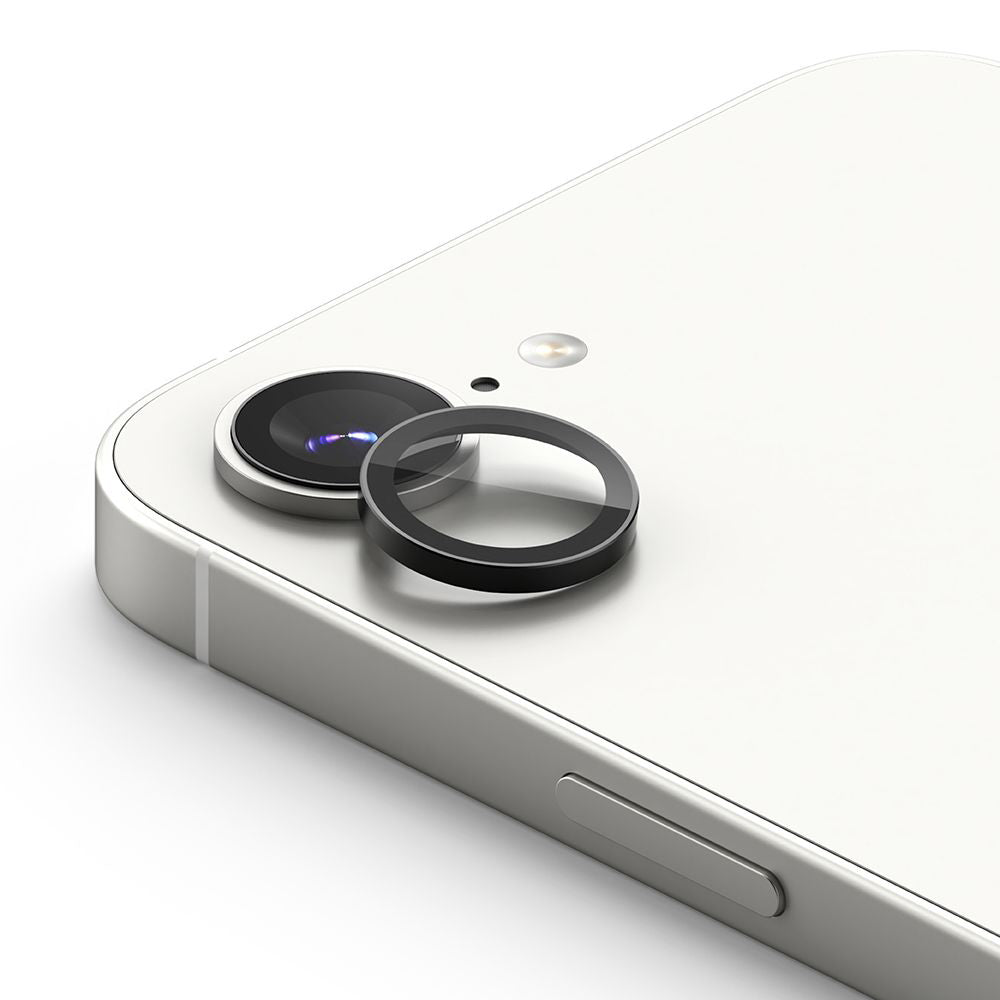 Beskyttelsesfolie Ringke Bakre Kamera for Apple iPhone 17e / 16e, Herdet Glass, Sett med 2 stykker, Svart