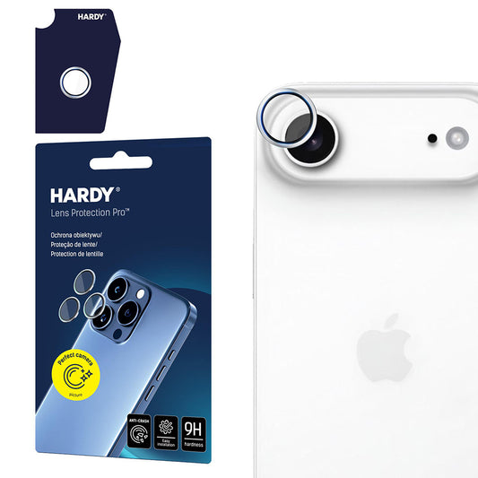 Beskyttelsesfolie for bakre kamera 3MK Hardy Protection Pro for Apple iPhone 17 Air, Herdet glass, Sølv