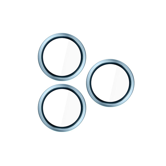 Bakre kamera beskyttelsesfilm 3MK Hardy Protection Pro for Apple iPhone 17 Pro Max / 17 Pro, Herdet glass, Blå