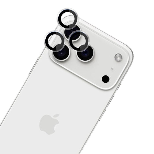 Beskyttelsesfilm for bakre kamera 3MK Hardy Protection Pro for Apple iPhone 17 Pro Max / 17 Pro, Herdet glass, Gjennomsiktig