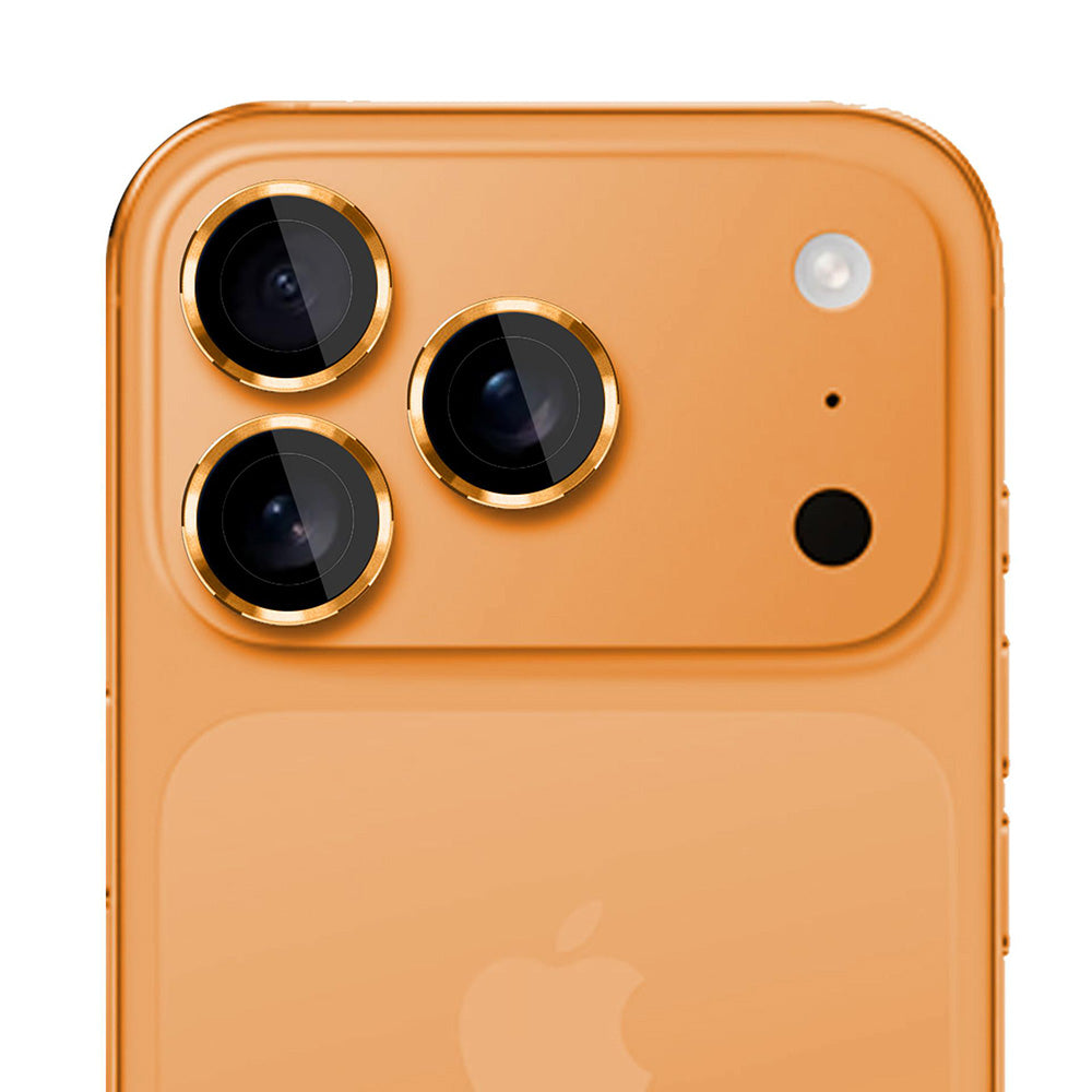 Bakre kamerabeskyttelsesfolie 3MK Protection Pro for Apple iPhone 17 Pro Max / 17 Pro, Herdet glass, Oransje