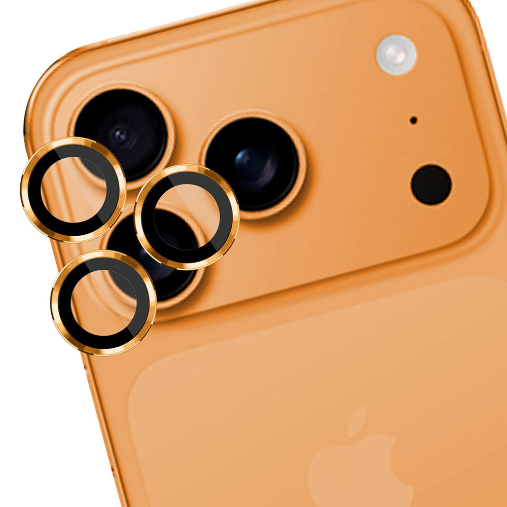 Bakre kamerabeskyttelsesfolie 3MK Protection Pro for Apple iPhone 17 Pro Max / 17 Pro, Herdet glass, Oransje