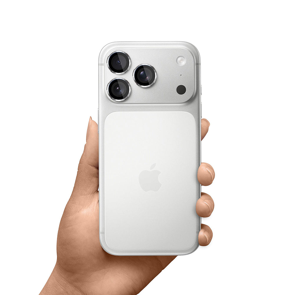 Bakre kameralinsebeskyttelse 3MK Protection Pro for Apple iPhone 18 Pro / 18 Pro Max, Herdet glass, Sølv