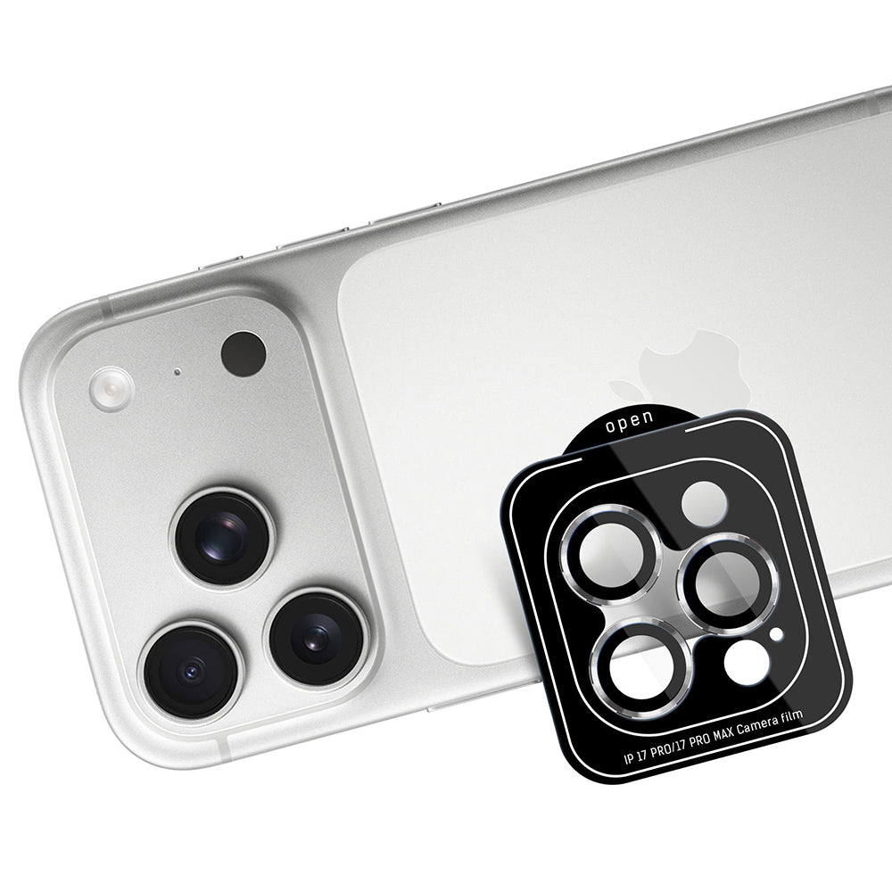 Bakre kameralinsebeskyttelse 3MK Protection Pro for Apple iPhone 18 Pro / 18 Pro Max, Herdet glass, Sølv