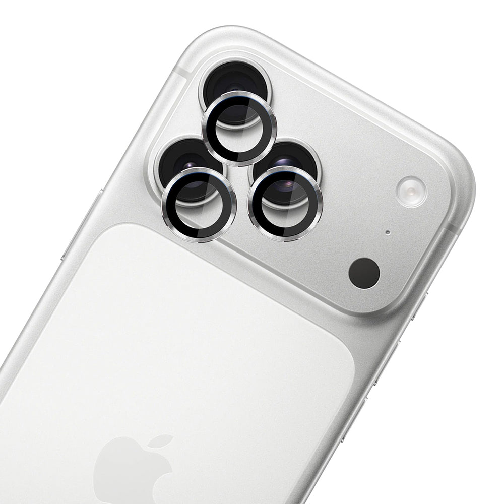 Bakre kameralinsebeskyttelse 3MK Protection Pro for Apple iPhone 18 Pro / 18 Pro Max, Herdet glass, Sølv