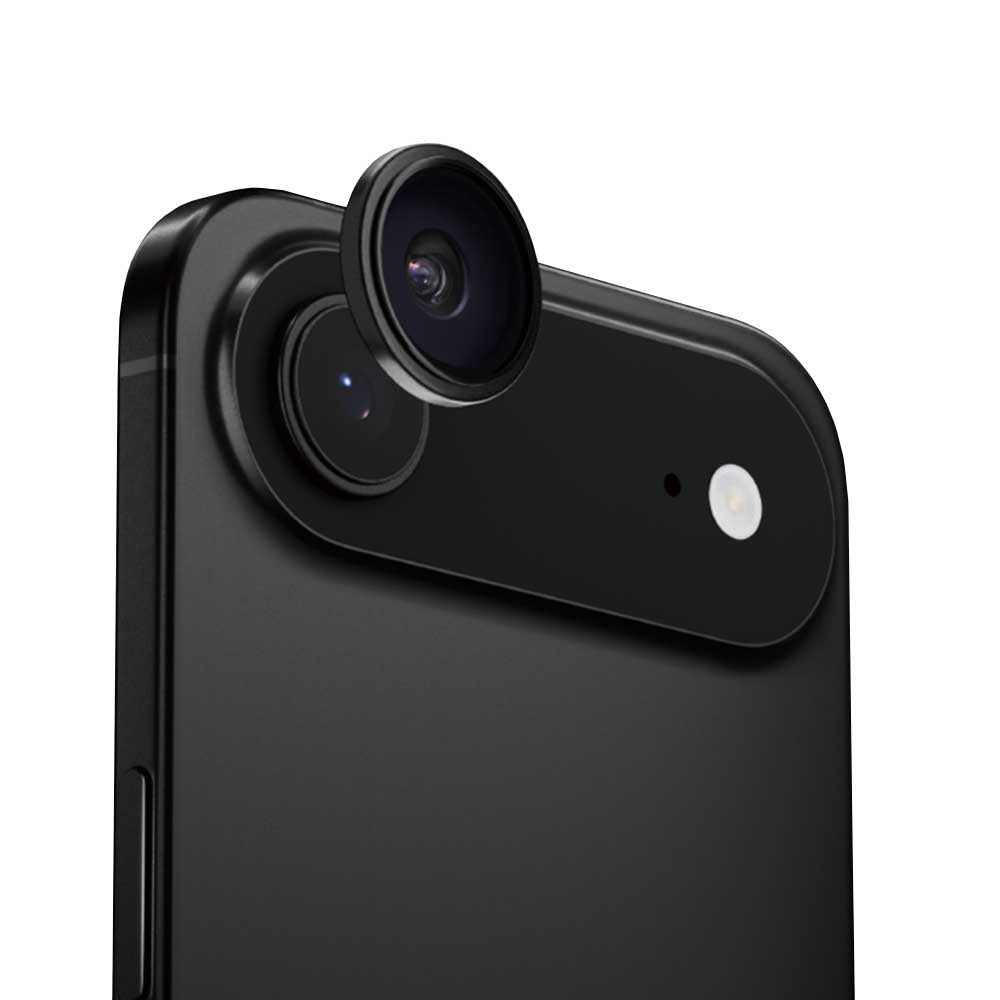 Beskyttelsesfolie Anank AR for bakre kamera til Apple iPhone 17 Air, Herdet glass, Svart