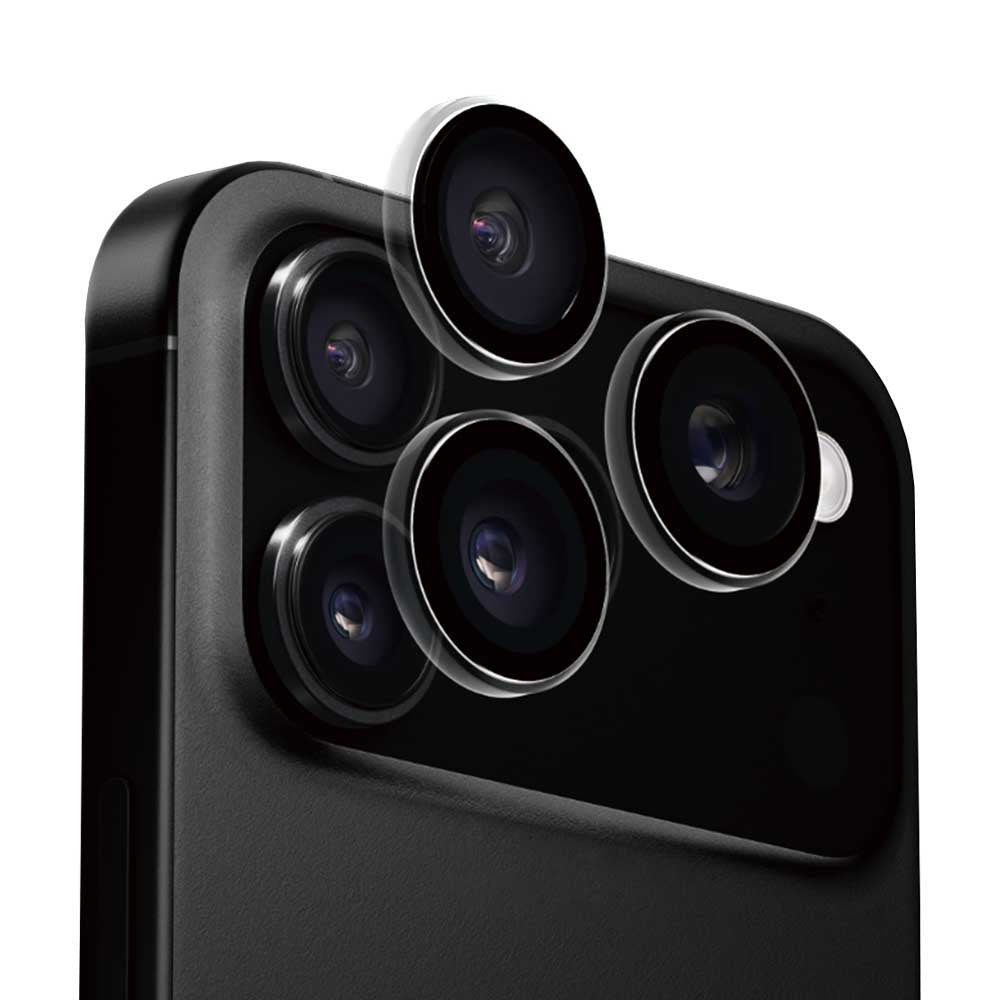 Beskyttelsesfilm for bakre kamera Anank AR for Apple iPhone 17 Pro Max / 17 Pro, Herdet glass, Gjennomsiktig