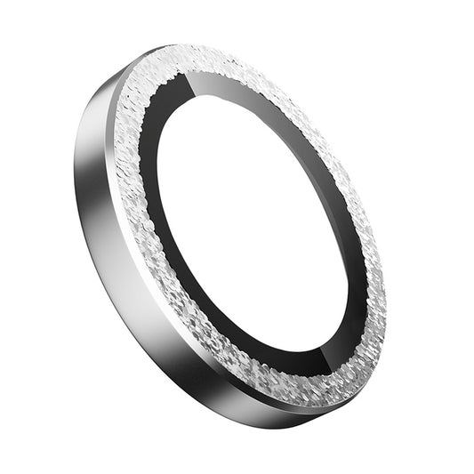 Beskyttelsesfolie for bakre kamera Blueo Glitter Diamond Metal Frame for Apple iPhone 17 Pro Max / 17 Pro, Herdet glass, Sølv