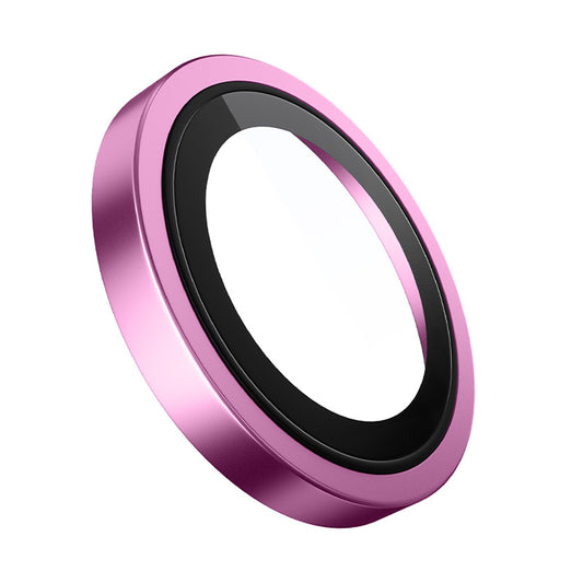 Beskyttelsesfilm for bakre kamera Blueo Metal Frame for Apple iPhone 16 Plus / 16, Herdet glass, Rosa