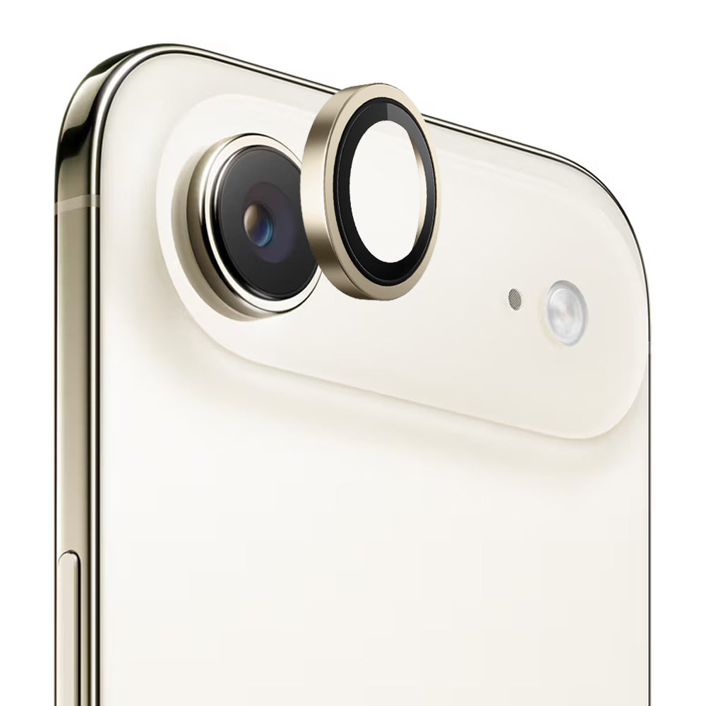 Beskyttelsesfolie for bakre kamera Blueo Metal Frame for Apple iPhone 17 Air, Herdet glass, Gull