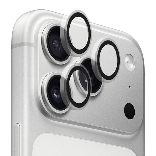 Beskyttelsesfolie for bakre kamera Blueo Metal Frame for Apple iPhone 17 Pro Max / 17 Pro, Herdet glass, Gjennomsiktig