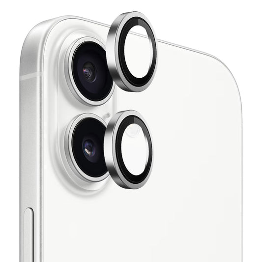 Beskyttelsesfolie for bakre kamera Blueo Metal Frame for Apple iPhone 17, Herdet glass, Sølv