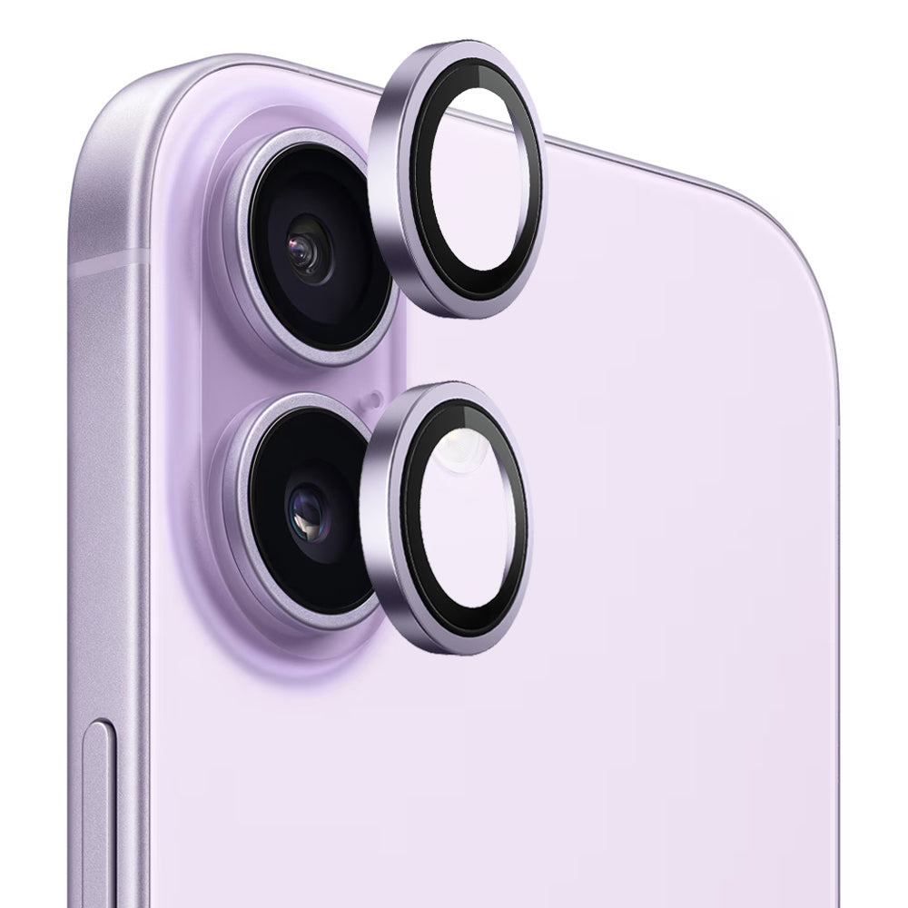 Beskyttelsesfolie for bakre kamera Blueo Metal Frame for Apple iPhone 17, Herdet glass, Lilla