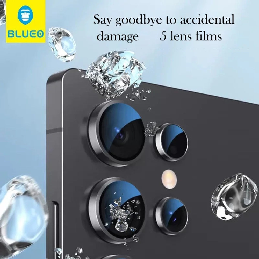 Blueo bakkamera beskyttelsesfilm for Samsung Galaxy Z Fold8 F971, herdet glass, svart