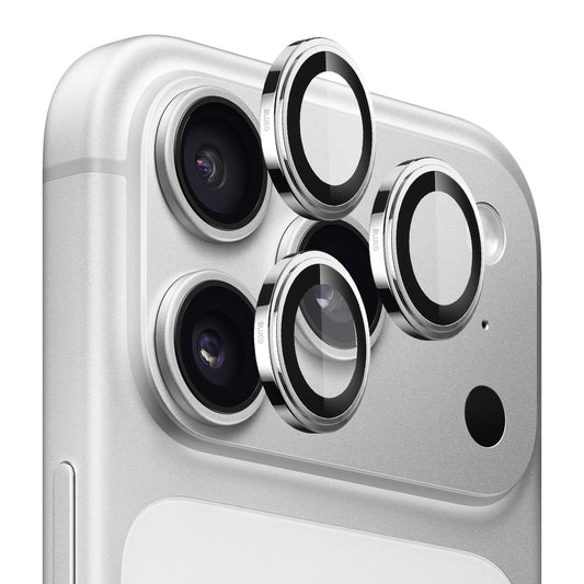 Beskyttelsesfilm for bakre kamera Blueo Sapphire Crystal for Apple iPhone 17 Pro Max / 17 Pro, Herdet glass, Sølv