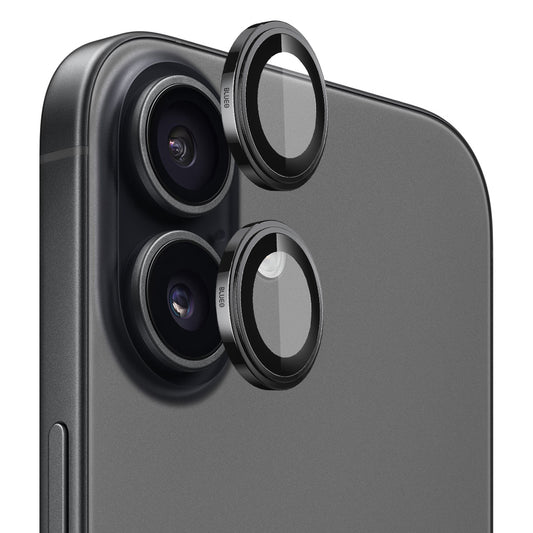 Beskyttelsesfolie for bakre kamera Blueo Sapphire Crystal for Apple iPhone 17, Herdet glass, Svart