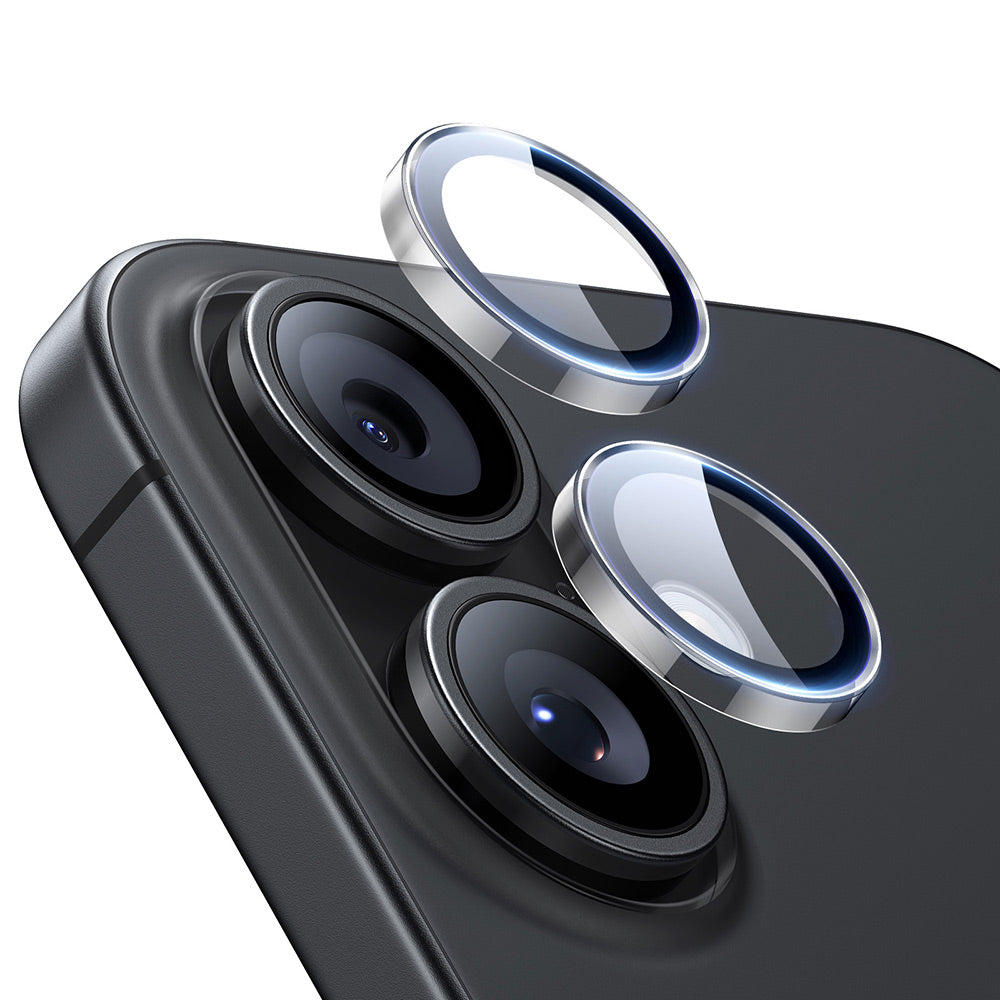 Bakre kamera beskyttelsesfilm ESR Armorite for Apple iPhone 17 / 16 Plus / 16, Herdet glass, Gjennomsiktig
