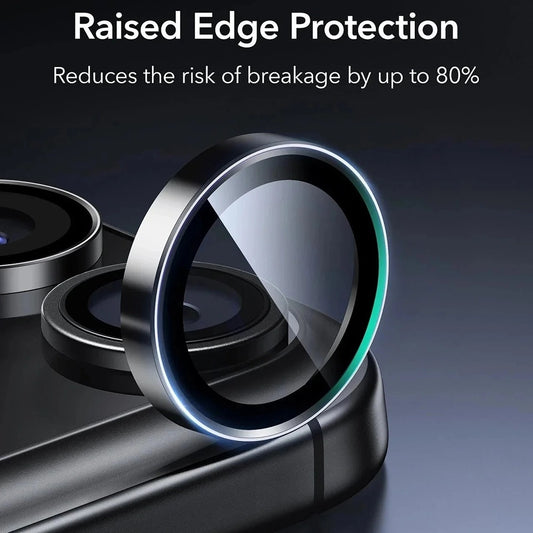 Bakre kamerabeskyttelsesfolie ESR Armorite for Apple iPhone 17 Pro Max, Herdet glass, Sett med 2 stykker, Svart