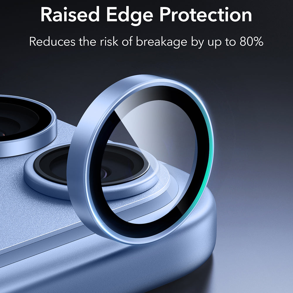 Beskyttelsesfilm for bakre kamera ESR Armorite for Apple iPhone 18 Pro / 18 Pro max, Herdet glass, Blå