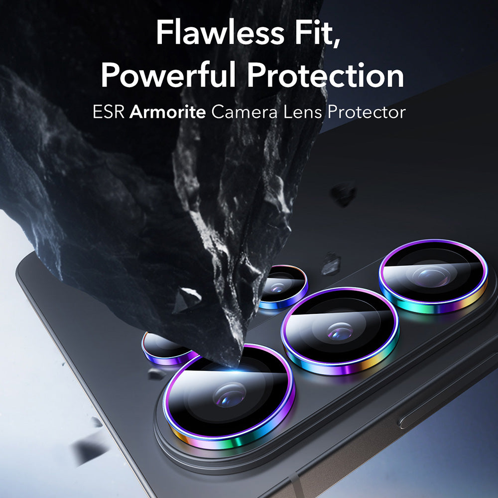 Bakre kamera beskyttelsesfilm ESR Armorite for Samsung Galaxy S26 Ultra S948, Herdet glass, Flerfarget