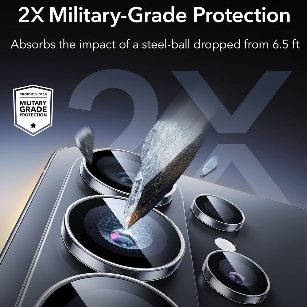 Beskyttelsesfilm for bakre kamera ESR Armorite for Samsung Galaxy S26 Ultra S948, Herdet glass, Gjennomsiktig