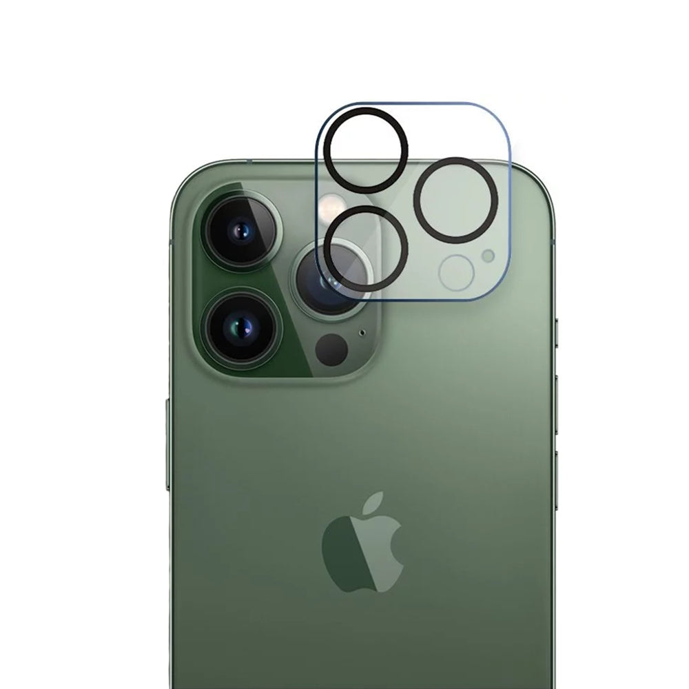 Bakre kameralinsebeskyttelse Lito S+ for Apple iPhone 14 Pro Max / 14 Pro, Herdet glass, Svart