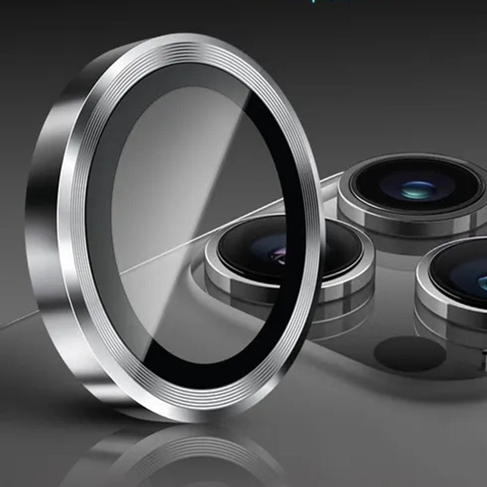 Beskyttelsesfilm for bakre kamera Lito S+ for Apple iPhone 14 Pro, Herdet glass, Sølv