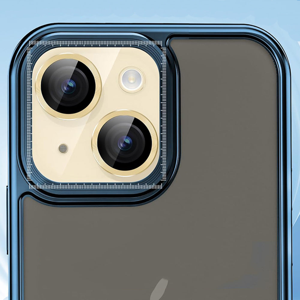 Beskyttelsesfilm for bakre kamera Lito S+ for Apple iPhone 14, Herdet glass, Gul