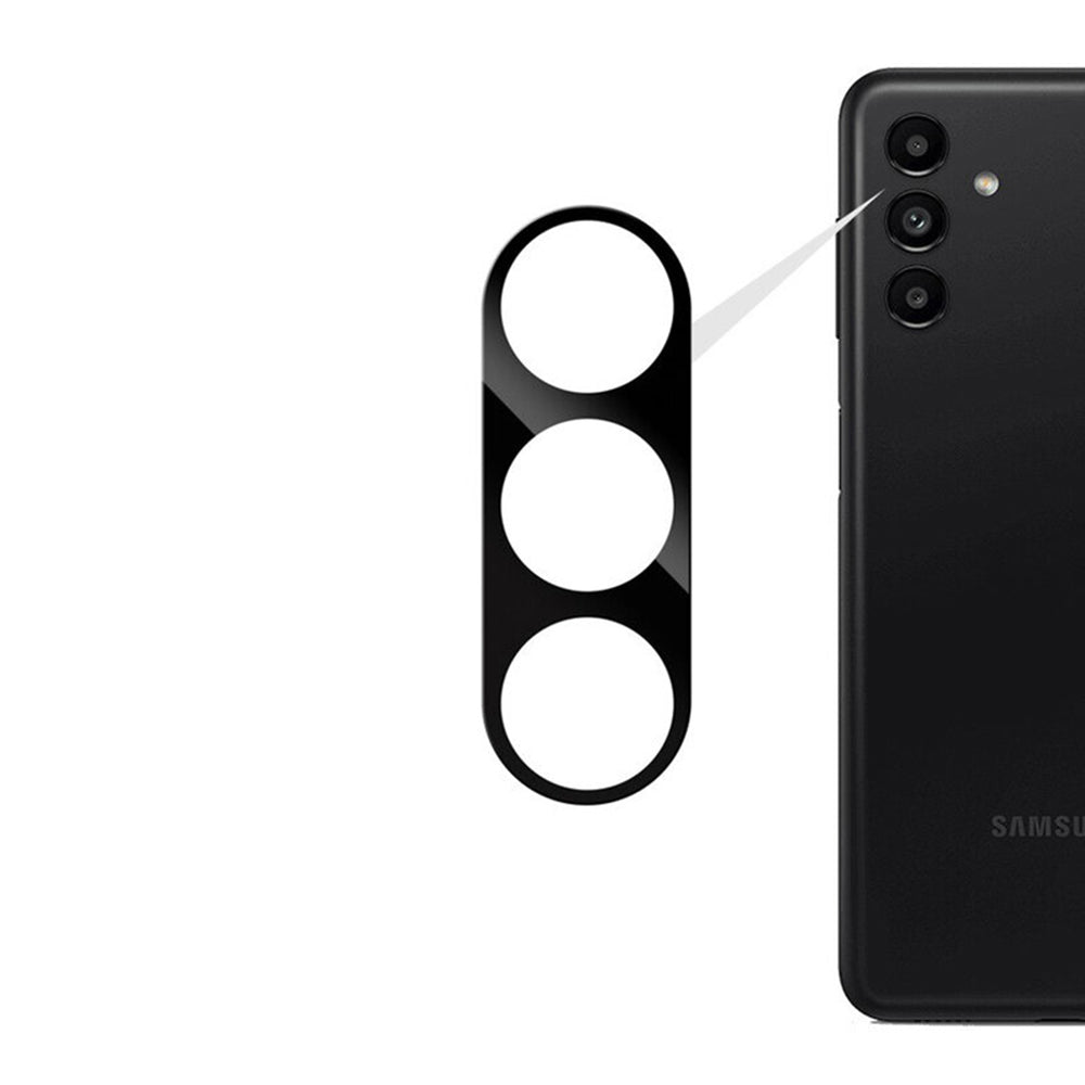 Bakre kameralinsebeskyttelse Lito S+ for Samsung Galaxy S24+ S926, Herdet glass, Svart