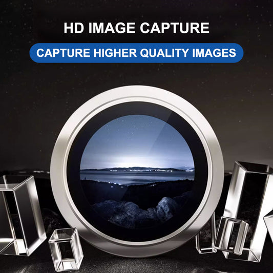 Beskyttelsesfolie Lito Titanium AR for bakre kamera til Apple iPhone 17, Herdet glass, Svart