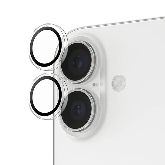 Bakre kamera beskyttelsesfilm PanzerGlass Hoops for Apple iPhone 17 / 16 Plus / 16, Herdet glass, Gjennomsiktig