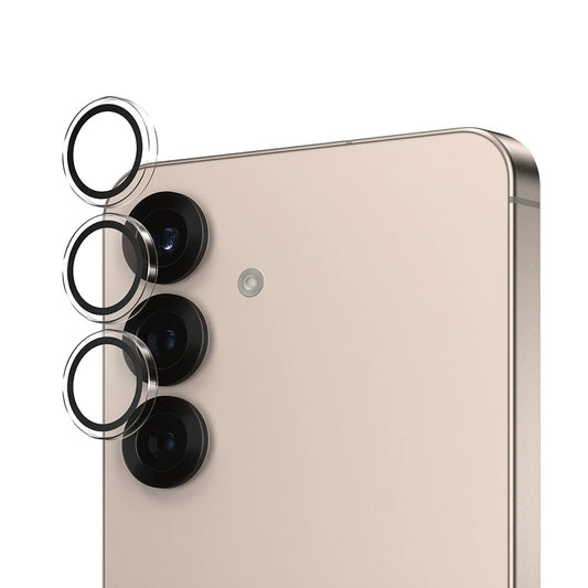 Beskyttelsesfolie for bakre kamera PanzerGlass Hoops for Samsung Galaxy S25 S931, Herdet glass, Gjennomsiktig