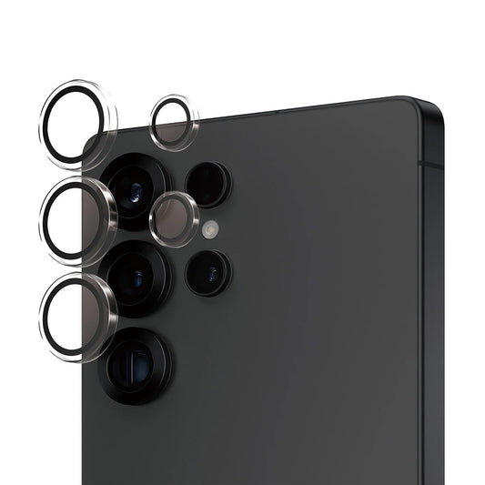 Beskyttelsesfolie for bakre kamera PanzerGlass Hoops for Samsung Galaxy S25 Ultra S938, Herdet glass, Gjennomsiktig