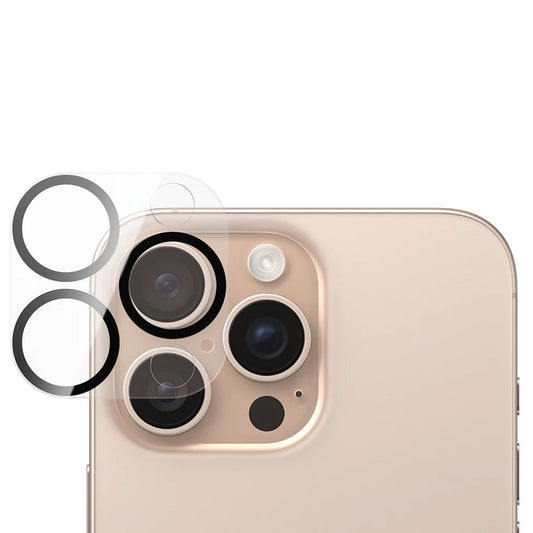Beskyttelsesfolie for bakre kamera PanzerGlass PicturePerfect for Apple iPhone 16 Pro Max / 16 Pro, Herdet glass, Gjennomsiktig