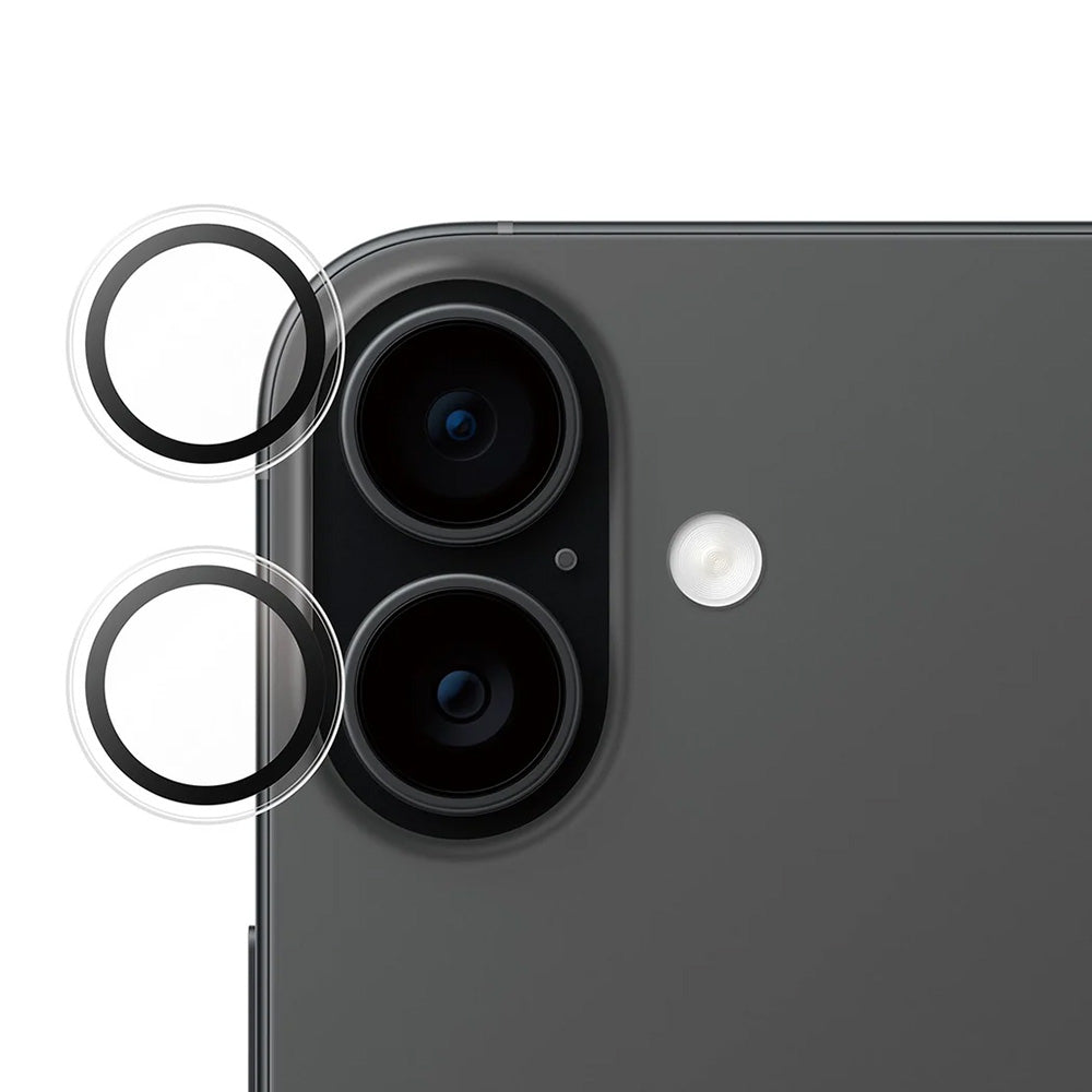 Beskyttelsesfolie for bakre kamera PanzerGlass Safe. for Apple iPhone 17 / 16 Plus / 16, Herdet glass, Gjennomsiktig
