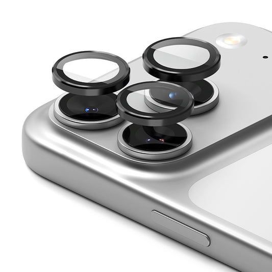 Beskyttelsesfilm for bakre kamera Ringke for Apple iPhone 17 Pro Max / 17 Pro, Herdet glass, Svart