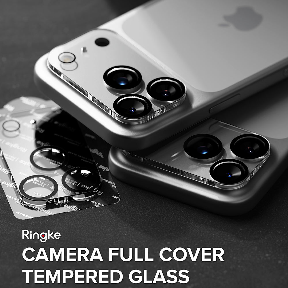 Ringke bakkamera beskyttelsesfilm for Apple iPhone 18 Pro Max, herdet glass, sett med 2 stk, gjennomsiktig