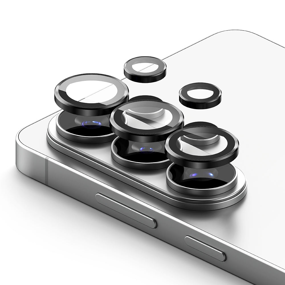 Beskyttelsesfolie Ringke Bakre Kamera for Samsung Galaxy S26 Ultra S948, Herdet Glass, Sett med 2 stykker, Svart