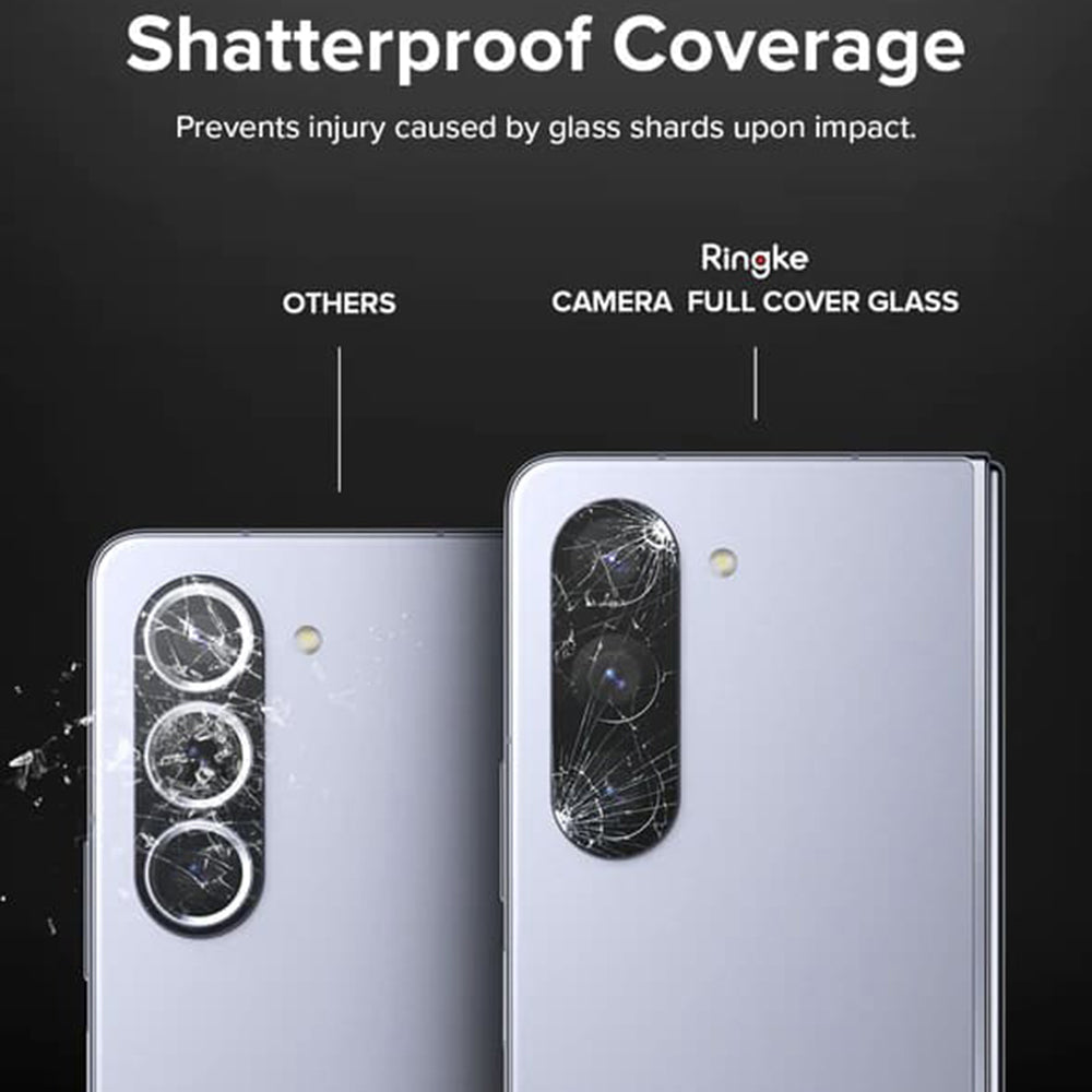 Ringke bakkamera beskyttelsesfilm for Samsung Galaxy Z Fold5 F946, herdet glass, sett med 2 stk, gjennomsiktig