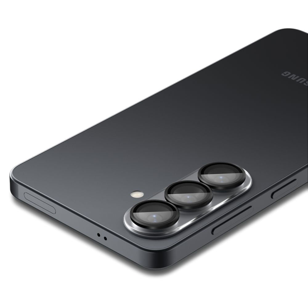 Bakre kamera beskyttelsesfilm Spigen GlastR EZ FIT Optik Pro HD for Samsung Galaxy S26 Plus S947, Herdet glass, Sett med 2 stykker, Svart