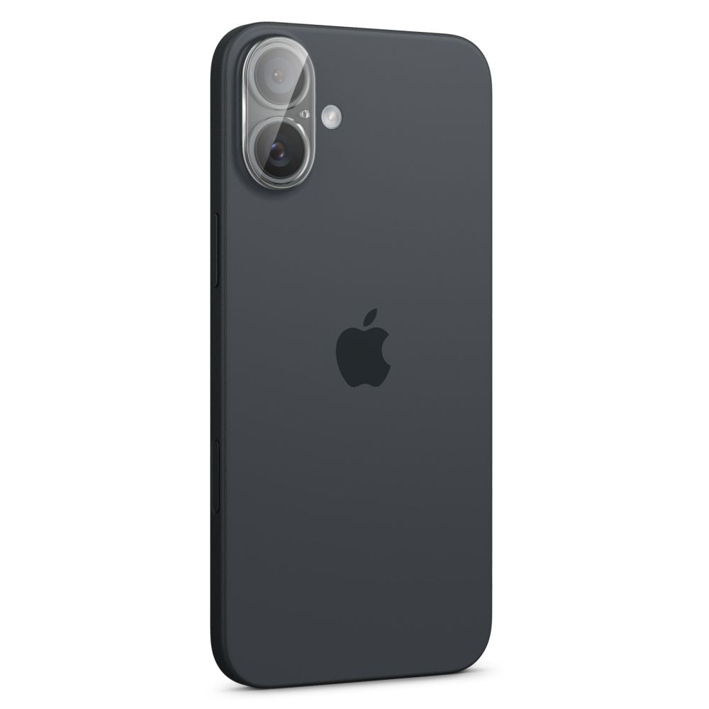 Beskyttelsesfilm for bakre kamera Spigen GlastR Optik for Apple iPhone 16 Plus / 16, Herdet glass, Sett med 2 stk, Transparent AGL07923