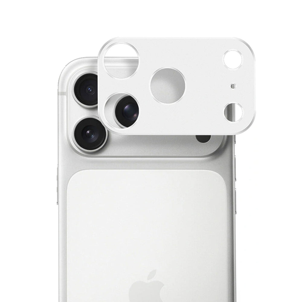Bakre kameralinsebeskyttelse Techsuit for Apple iPhone 17 Pro, Herdet glass, Sølv