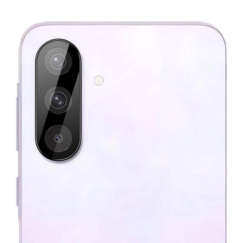 Bakre kameralinsebeskyttelse Techsuit for Samsung Galaxy A56 A566, Herdet glass, Svart